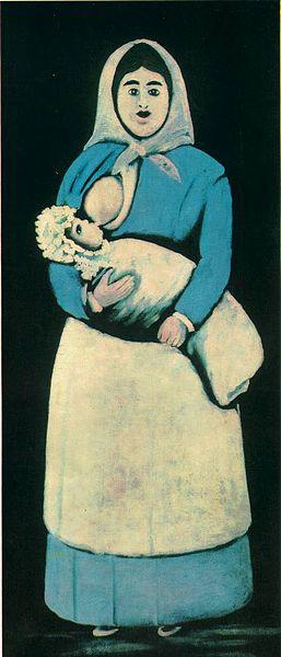 Niko Pirosmanashvili A Nurse with a Baby